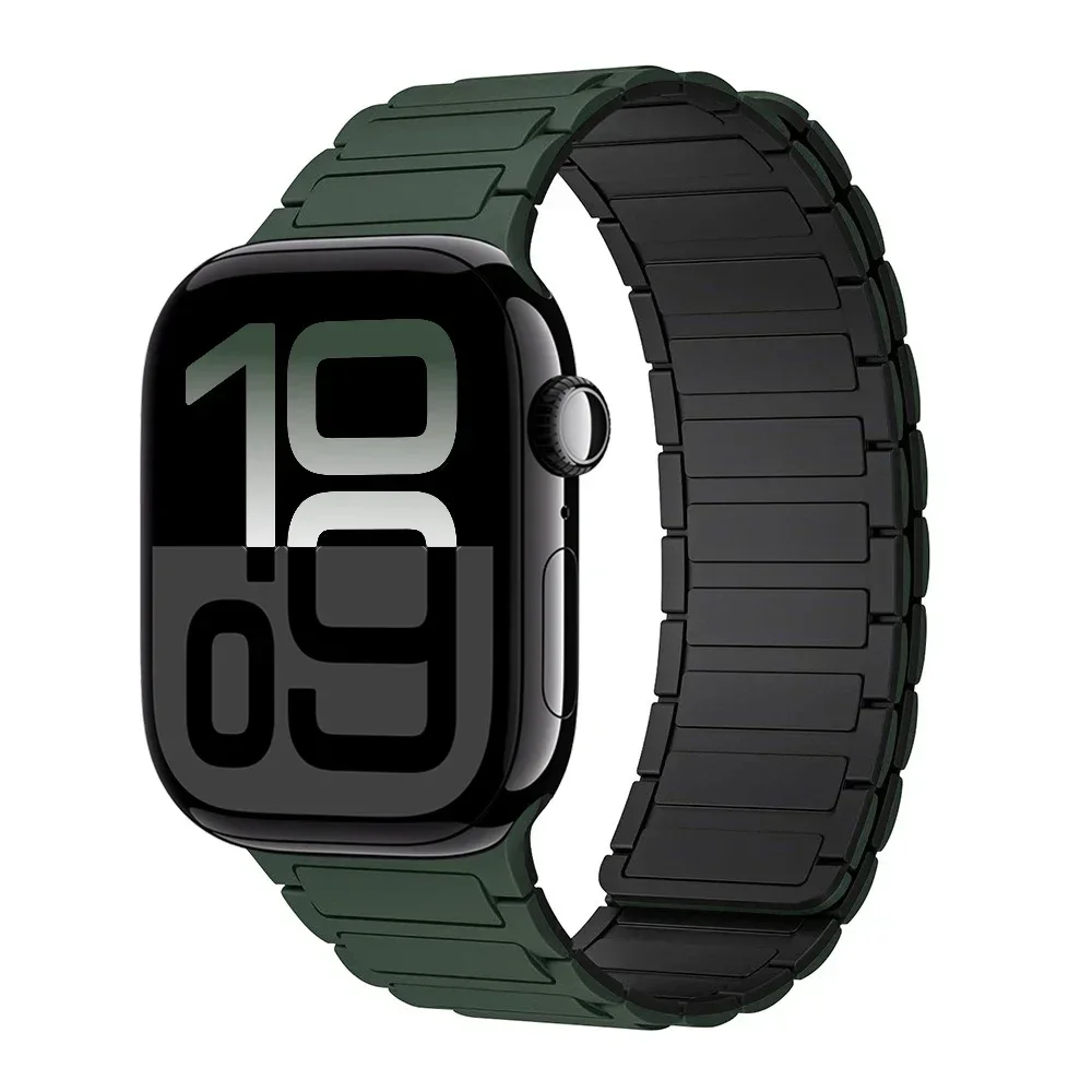 Magnetic Silicone Strap for Apple Watch - Premium Replacement Band
