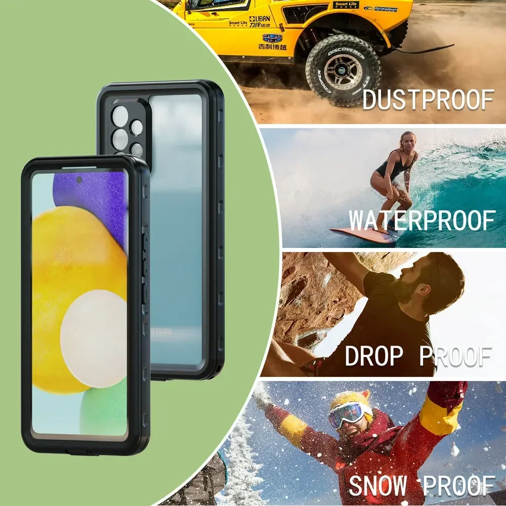 A15 A25 A34 A 55 54 5G Waterproof Case IP68 360 Protect Shockproof Cover For Samsung Galaxy A55 A53 A24 A14 33 A13 A23 A04s A54