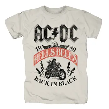 AC DC 헬스 벨 1980 NaturT 셔츠