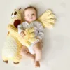 Animal Cartoon Baby Sleep Soothing Palm Pillow Plush Soothing Hand Pacify Doll Toy Comforting Infants Sleep Doll with Remote 5