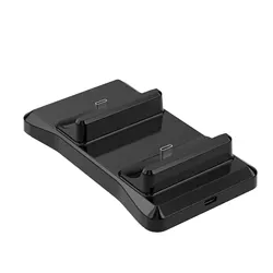GAMINJA Dual Charging Dock for Wireless Controller Game Accessories - Fast Charging Station (Black)