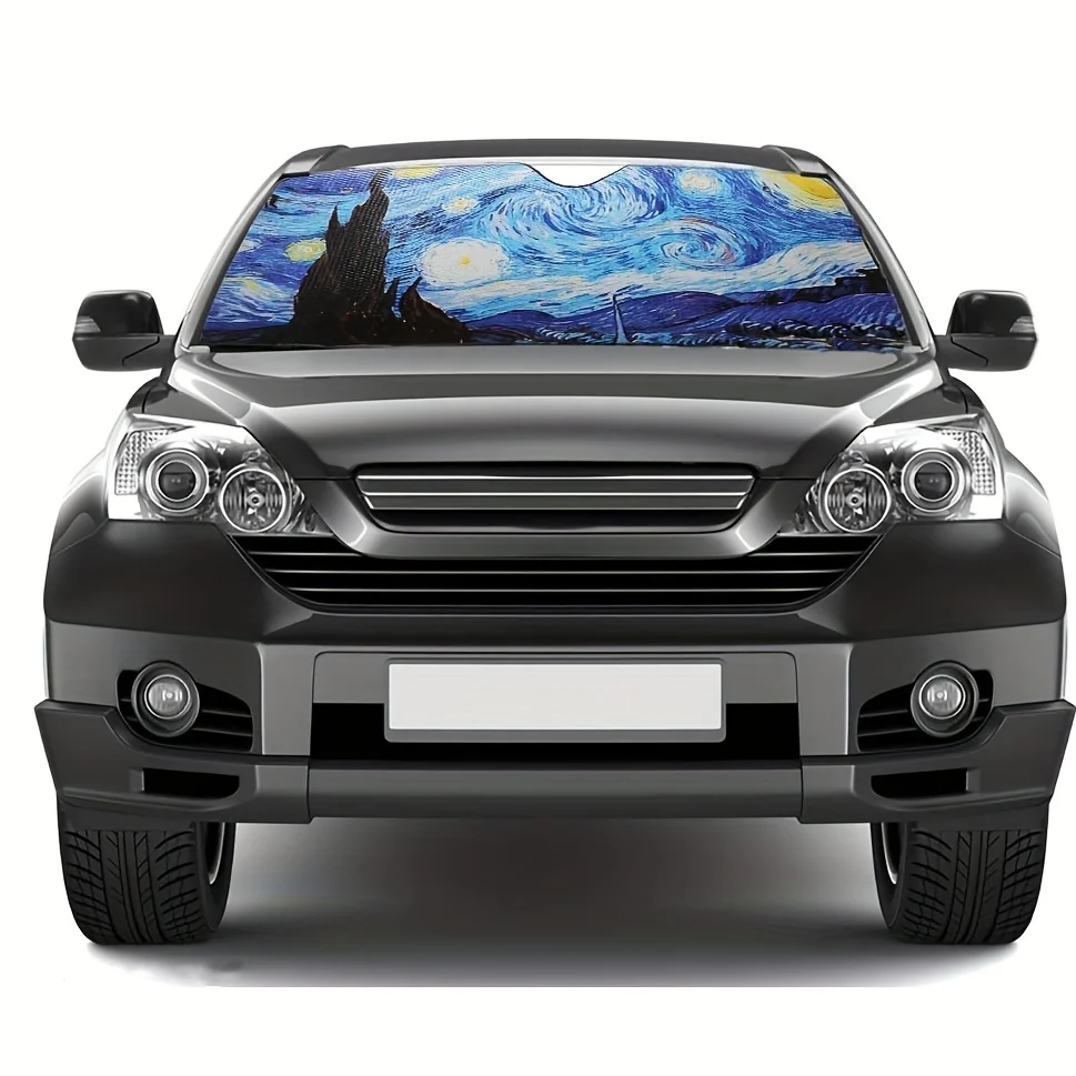 

Protect Your Car from the Sun with this Universal Starry Sky Pattern Sunshade!