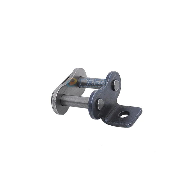 1pcs Full Buckle Chain Buckle Single-side Single-hole Bent Plate Conveyor Driving Chain 06B