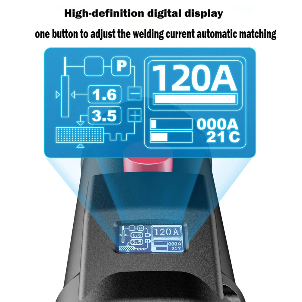 220 V 3000W Handheld Portable Electric Welding Machine Home Automatic Digital Intelligent Welding Machine Current Thrust Knob 3