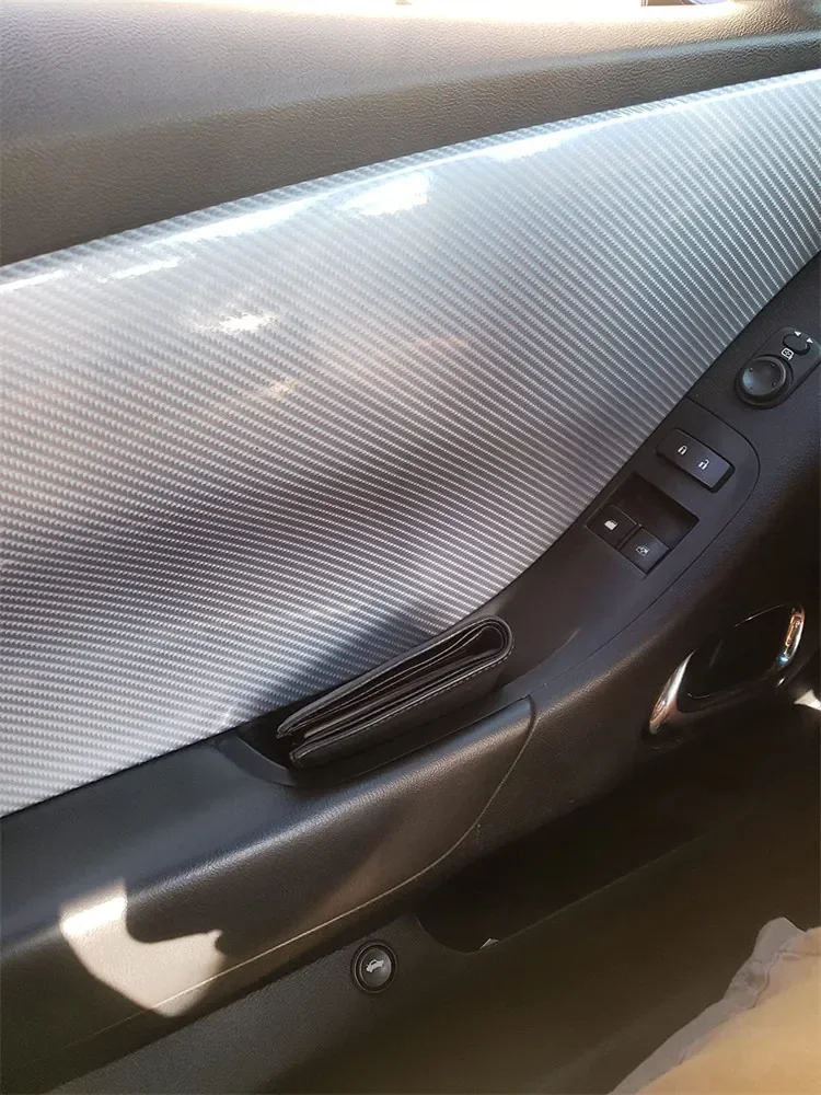 Auto Tuning Self Adhesive 6D Carbon Fiber Wrap Film Car Motorcycle Waterproof Stickers Carbon Film Car Color Change Decals carbon fiber vinyl wrap
