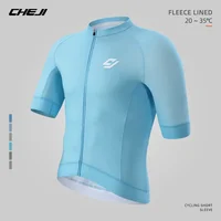 Cheji Men's Cycling Jersey Bike Short Sleeve Cycling Jersey Top for Men 1