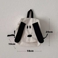 Children's Backpack Cartoon Cute Dog Fashion Baby Contrast Canvas Travel Bag for Children Daily Casual Cute School Bags Trendy 5