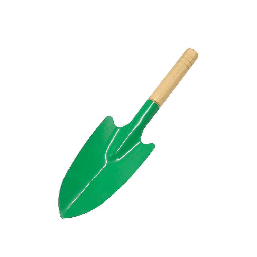 Garden shovel with wooden handle for garden dredging