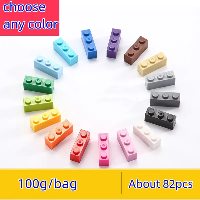 Kinderspiel zeug kompatibel mit Lego Single Shape 2*8 2*6 Punkte Big Brick DIY 200g/300g/g – Detail 3