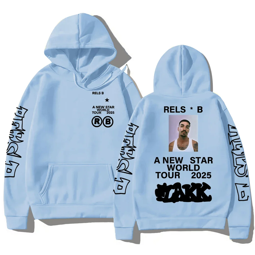 Rels B A New Starworld Tour 2025 Hoodies Funko Pop Men Women Sweatshirt New Trend Aesthetic Clothing Fall High Street Pullovers 5
