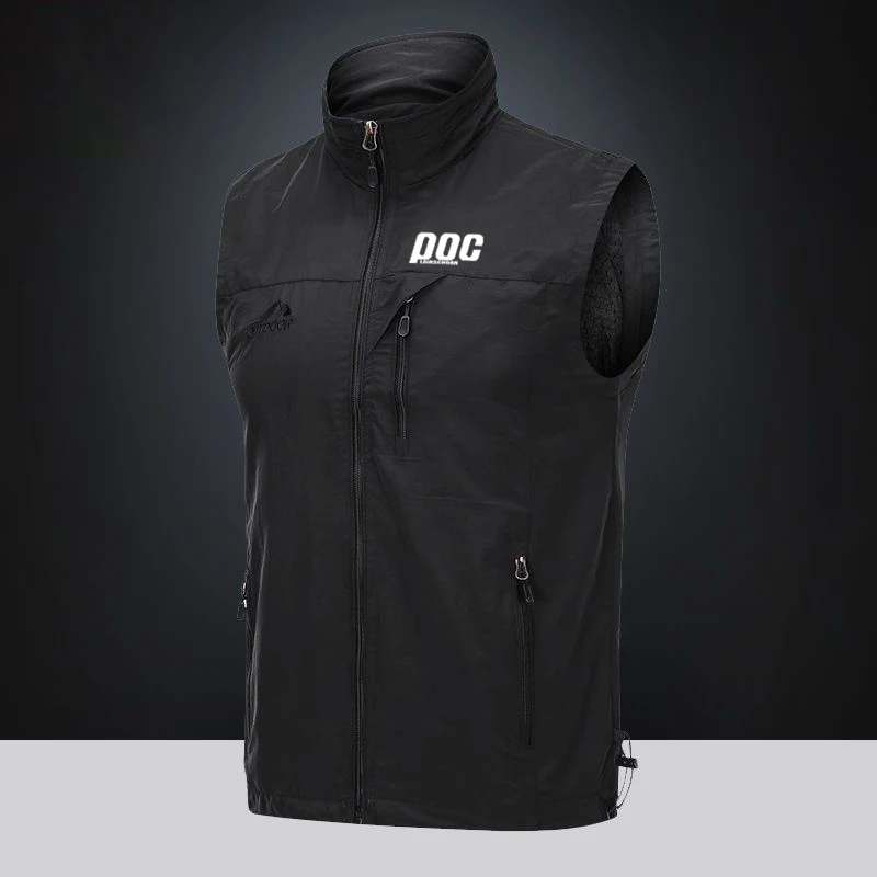 LairschDan Poc Men's Windbreaker Cycling Motorcycle Jacket Bicycle MTB Ultralight Road Sleeveless Vest Gilet Ciclismo Uomo