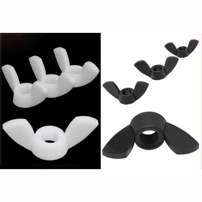M6 Wing nuts Nylon plastic M6 wing nuts,handle Adjustable Lighten airplane model aircraft,LED