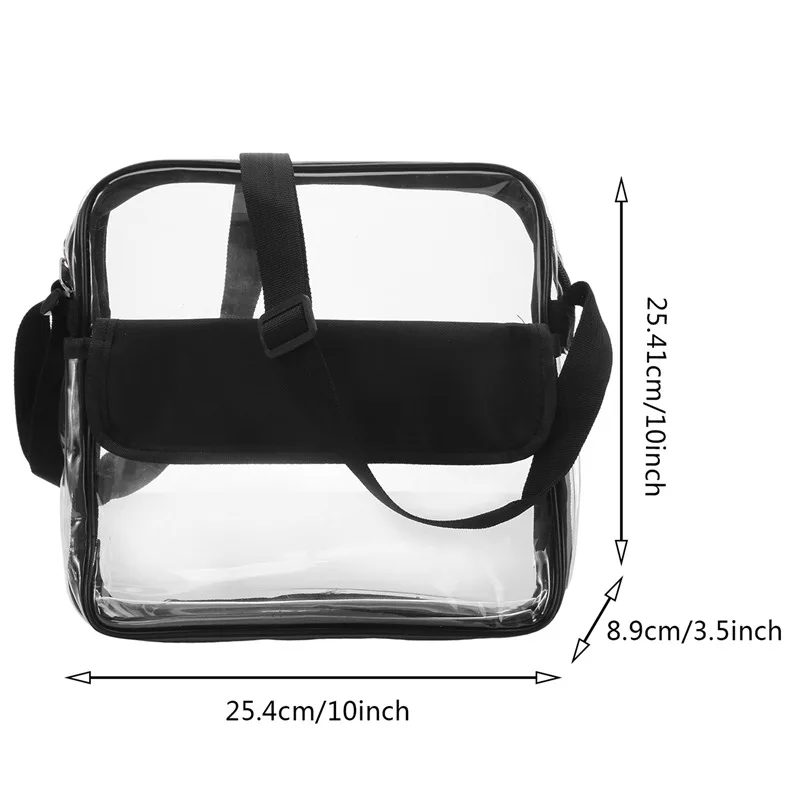 Backpack Transparent Pvc Waterproof Beach Bag Large Capacity Portable Handheld Shoulder Pack Outdoor Storage Bags