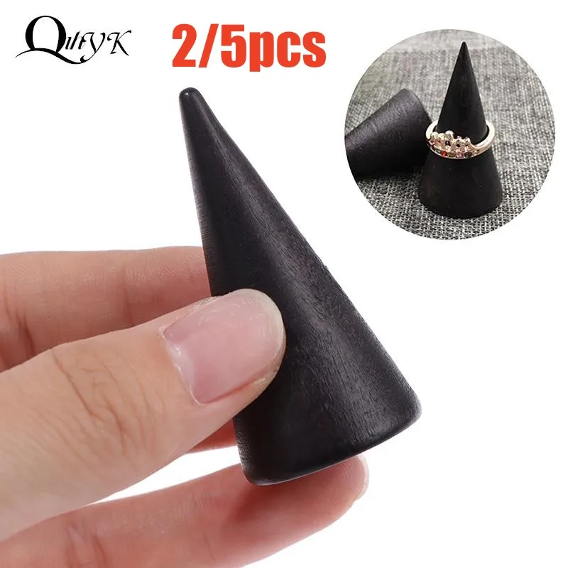 

Винтажный деревянный держатель для колец, демонстрационная стойка для конусов, подставка для пальцев из массива дерева, органайзер для хранения, демонстрация колец и ювелирных изделий