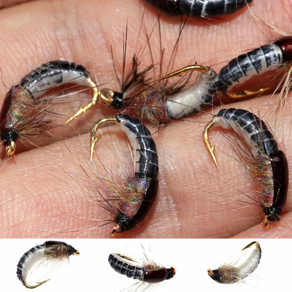 Appât Élréaliste pour la pêche à la truite, leurre pour attraper des truites en forme de nymphe
