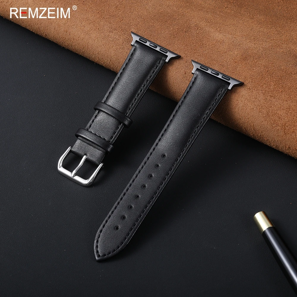 Premium Leather Watch Strap - Elegant and Versatile Sport Bracelet