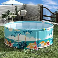 90/120/160cm pliable enfants piscine pataugeoire enfants piscine bébé encadré piscines bain pour animaux de compagnie enfant bassin piscine pour animaux de compagnie chien baignoire 3