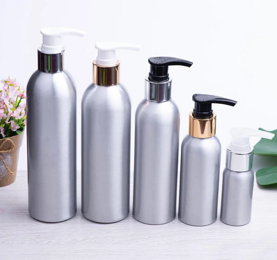 

30ml50ml100ml120ml150ml200ml250ml в алюминиевой бутылке, Стандартный тонер для воды, косметическая упаковка для ухода за кожей