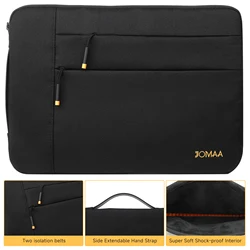 Sleek & Protective Water - Repellent Laptop Sleeve with Accessory Pocket - 13/14 Inch - 13