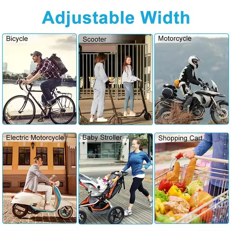 360 Rotation Bike Phone Holder Motorcycle Bicycle Phone Holder Handlebar Stand Mount Bracket Mount Phone Holder for Mobile Phone 5