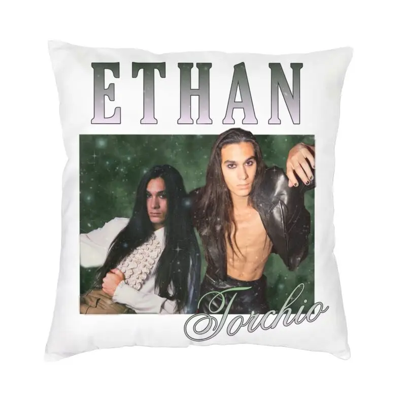 Fodera Per Cuscino Maneskin Andy Torchio 45X45 Italia Rock Roll Federa Per Cuscino Cantante Per Auto Federa Quadrata Decorazione Soggiorno