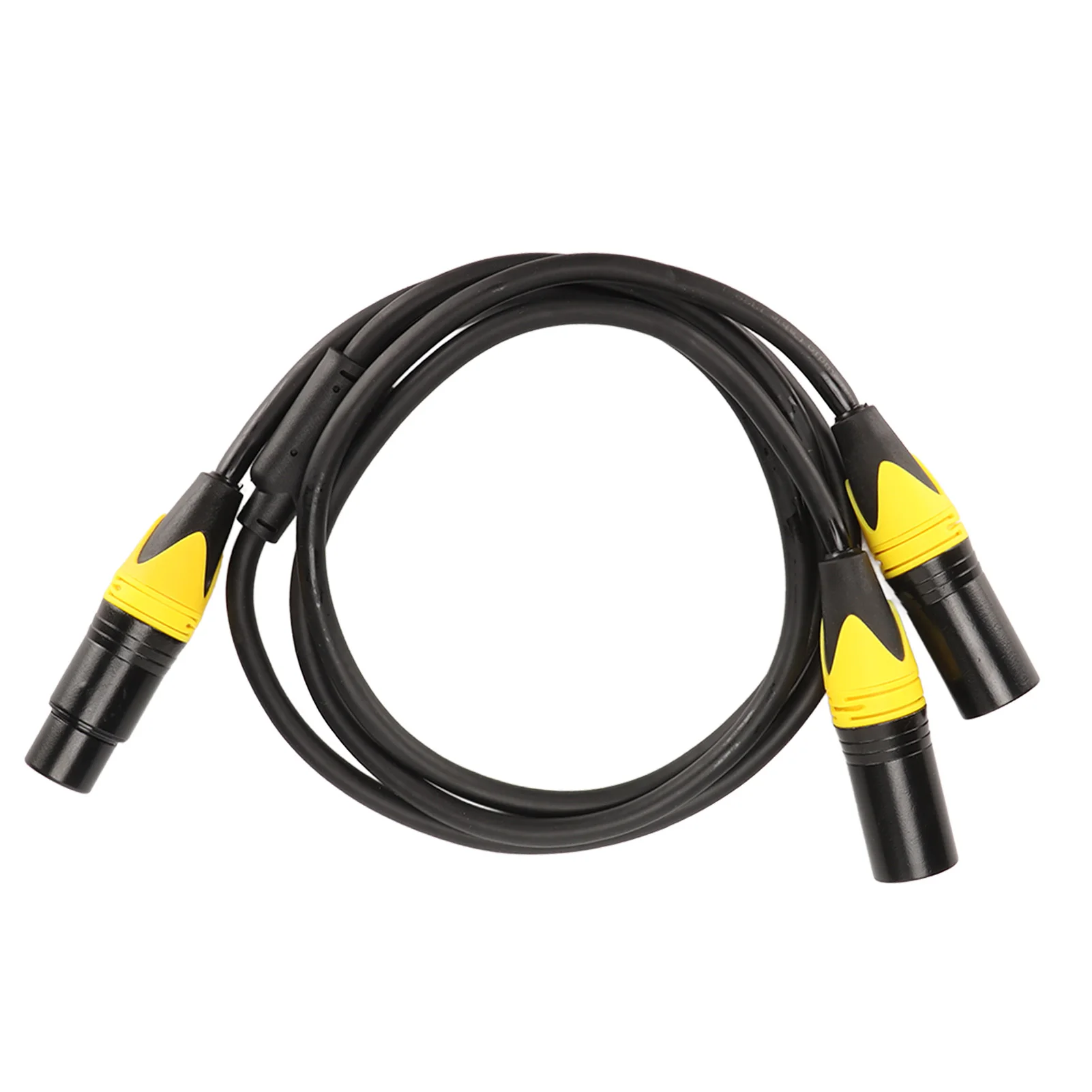 XLR Splitter Cable - Premium Noiseless Low Loss Y Cord for Mic, Speaker & Mixer 3.3ft