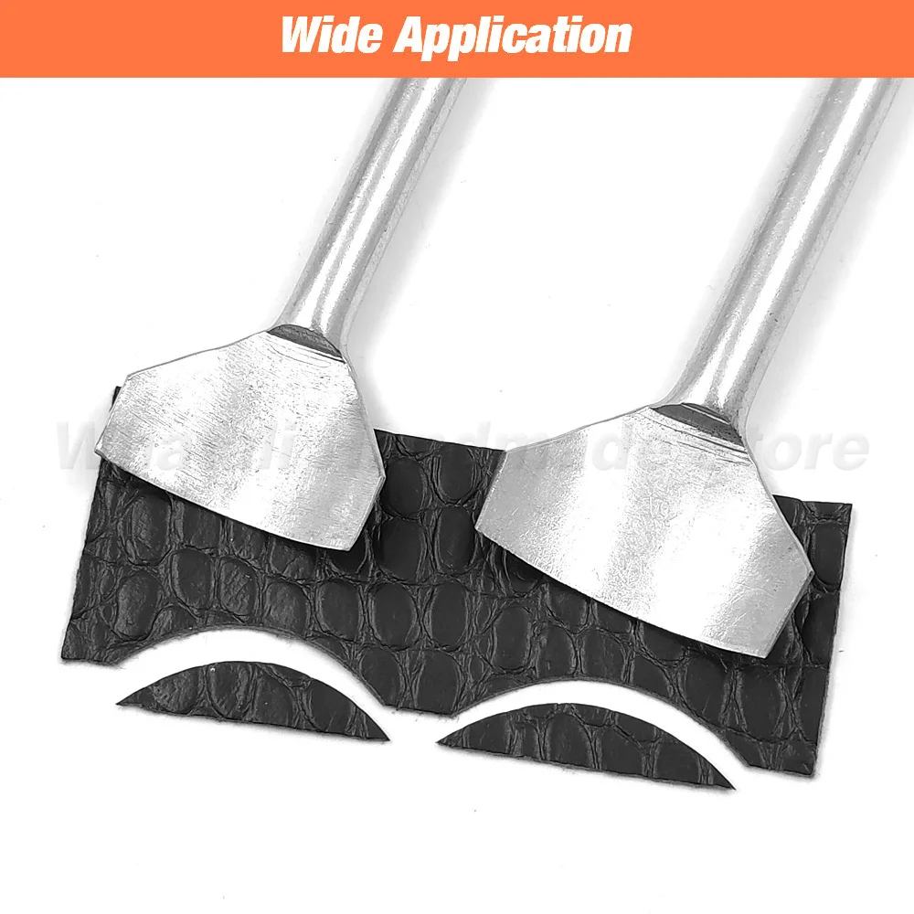 Leather Tools Leather Craft Tool Kit Leather Craft Tools Leather Craft Tool Leather Punches 1Pc 10mm-50mm Leather Craft Half-Round Cutter Punch Tools DIY Leather Belt Wallet Strap Cowhide Punches Tools for Belt Strap