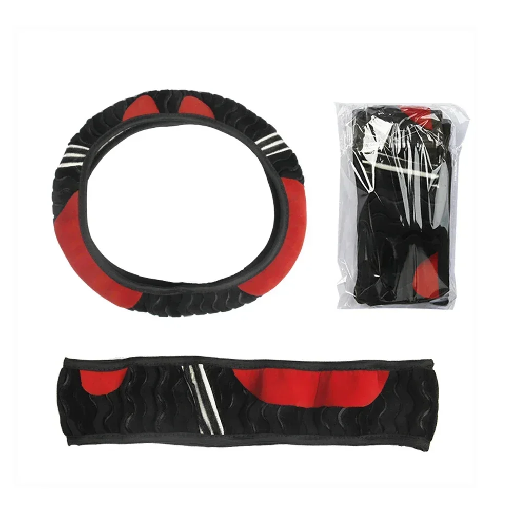 Plush Steering Wheel Cover Soft Little Monster Design