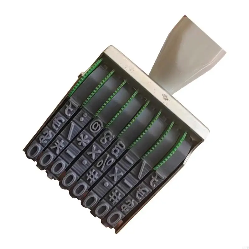 Self Ink Stamps 12PD Multifunctional Number Stamp Business Office 0-9 Adjustable Changeable Number Price