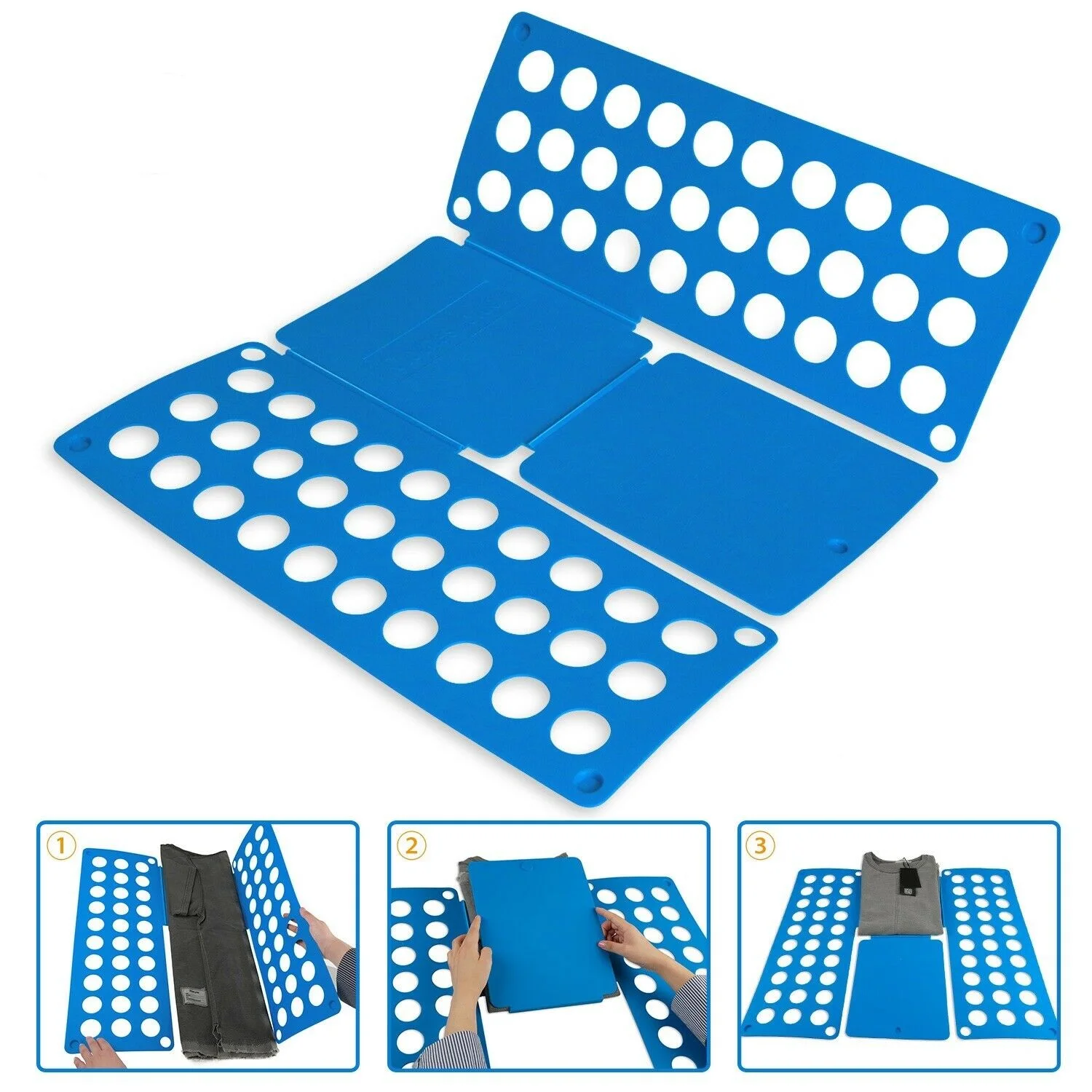 Planche à Plier Les Vêtements - Pliable, Pour T-shirts Et Textiles, Rangement Facile Maison Et Voyage