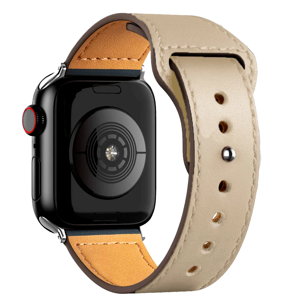 Premium Leather Strap for Smartwatch Bands - Elegant and Durable Bracelet Replacement