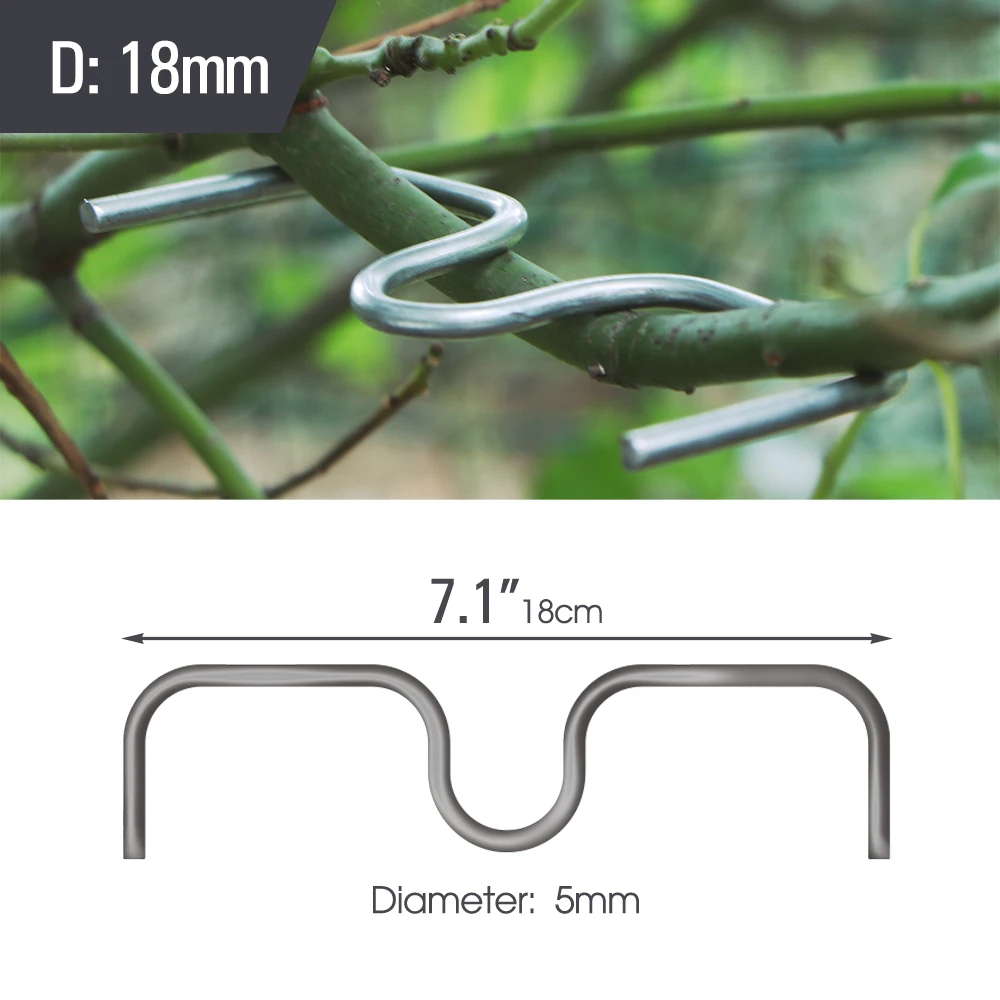Esparcidor De Ramas Para árboles Frutales - Herramienta De Alambre De Acero Inoxidable, Pack De 20 Unidades | Ideal Para Jardín, Huerto Y Control De Crecimiento