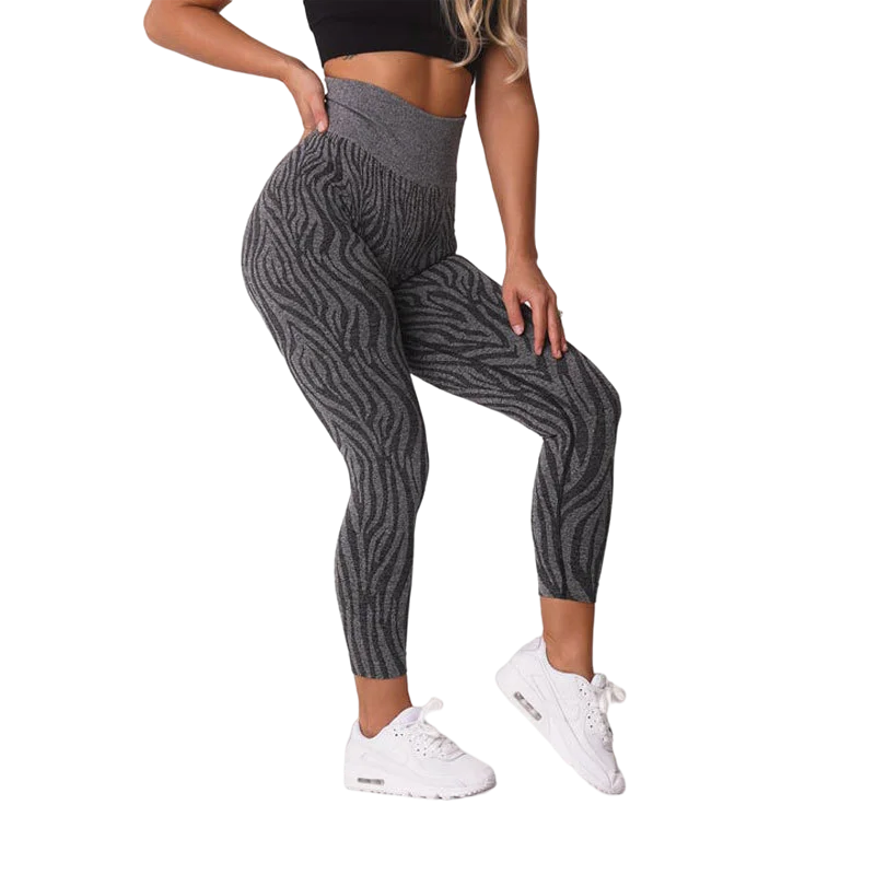 Nvgtn Zebra Pattern Seamless Leggings 