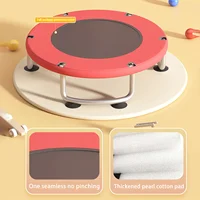 Kids Trampoline Adjustable Baby Toddler Trampoline with Basketball Hoop, Swing, Sandbag, Ocean Balls, Enclosure Net 2