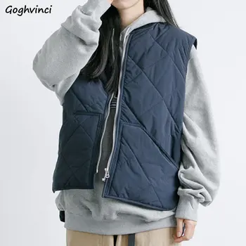 Cargo Vests Women Unisex BF Simple Vintage Chic Fashion Japan Streetwear Casual All-match Safari Style Schoolgirls Harajuku Coat