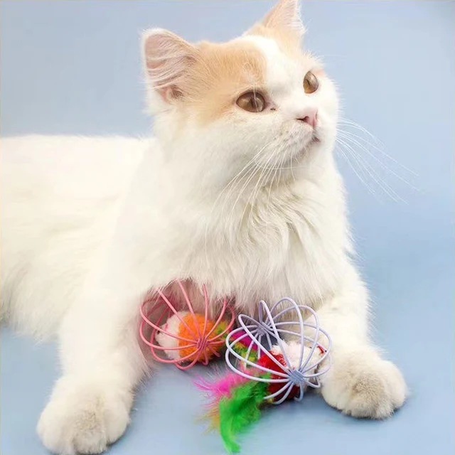 Plush Mouse Cat Toy with Ball 5