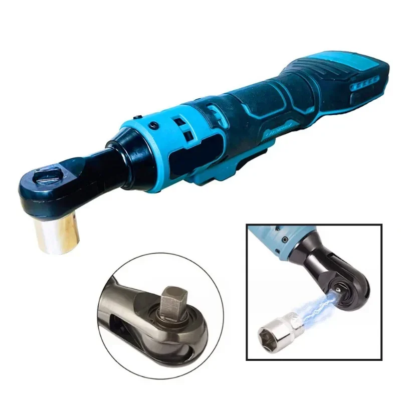850N.M Cordless Ratchet Wrench 3/8'' Electric Rechargeable Screwdriver Removal Screw Nut Car Repair Tools For Makita 18V Battery 2