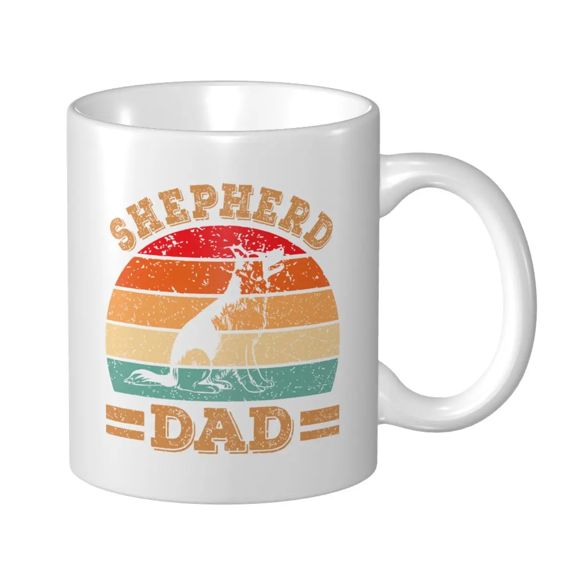 

Кружка Mark Cup с изображением папы догпапы, немецкой овчарки, кофейные кружки, Дорожные Кружки для офиса и дома