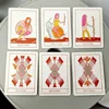 9*6.5cm Squid Cake Tarot 78 Card Deck with Knights Riding Creatures, Quirky Faces and A Delicious Colour Palette 6