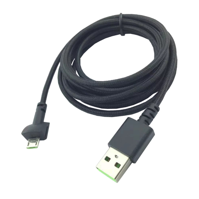 Nylon Braided Micro USB Charging Cable For Razer Seiren Mini Microphone High Speed Micro USB Wires Microphone Cord Replacement
