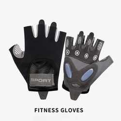 Unisex Slip-Resistant Fitness & Yoga Training Gloves - L (Black)