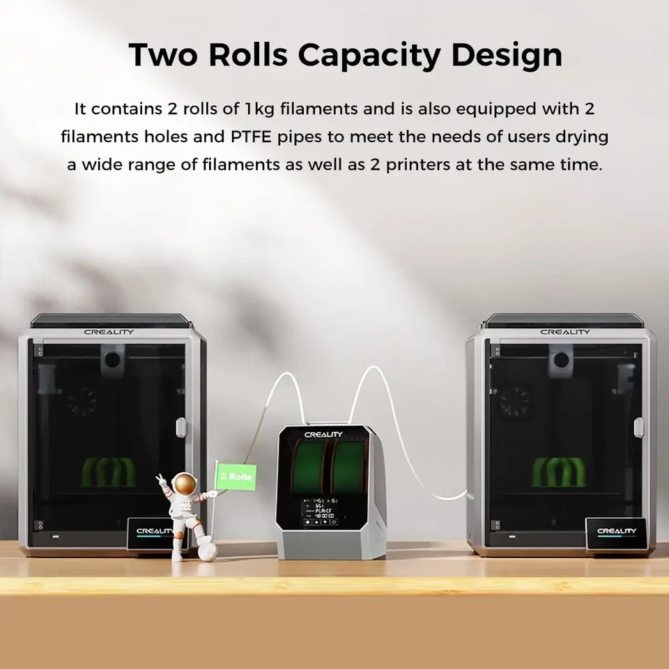 CREALITY Space Pi フィラメント ドライヤー プラス、PTC
