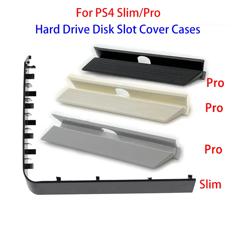 5 Pz Per Ps4 Pro Console Ssd Disco Rigido Slot Cover Shell Per Ps4 Slim Host Hard Disk Bin Board Cover Case Sostituzione