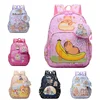Cute Capybara Backpack for Teenage Students,Waterproof Lightweight Capybara Bookbags for Travel Hiking Camping School Day Pack 1