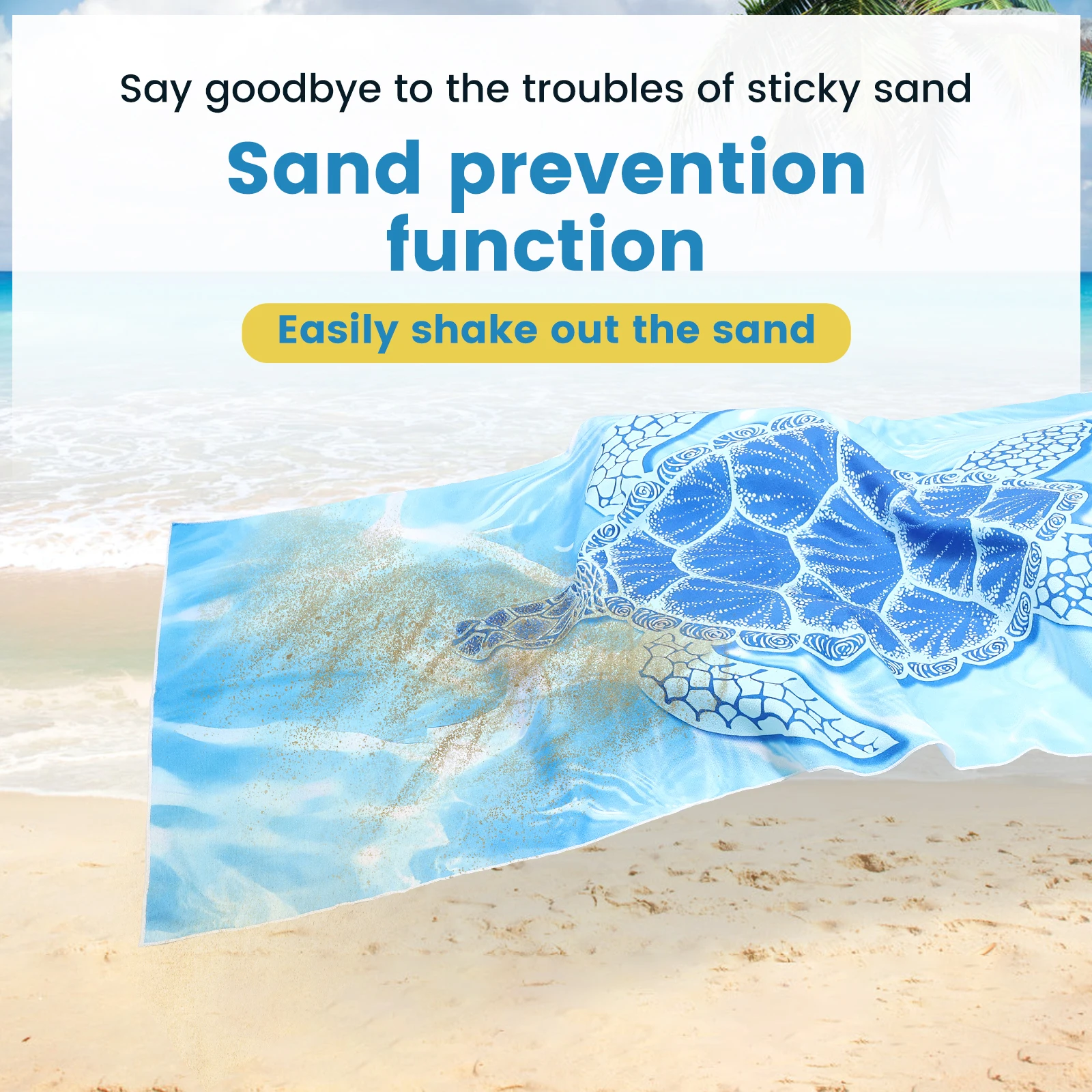 Microfiber Beach Towel Absorbent Quick Dry Soft