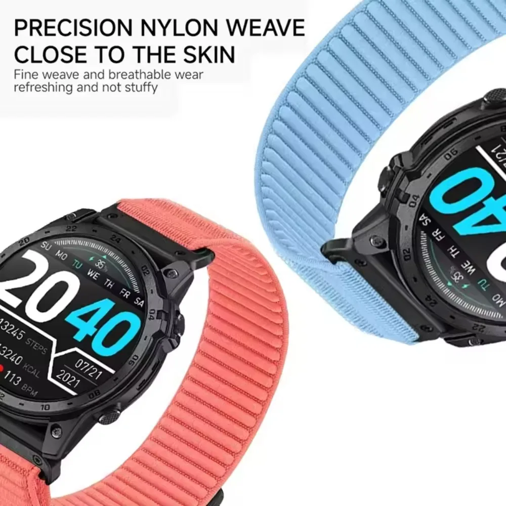 Quick-Release Breathable Nylon Watch Strap in Multiple Sizes