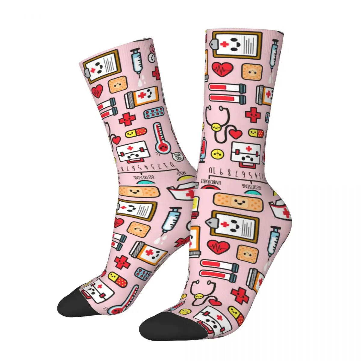 

Winter Warm Casual Unisex Doctor Nurse Medical Socks Enfermera En Apuros Sweat Absorbing Sports Socks