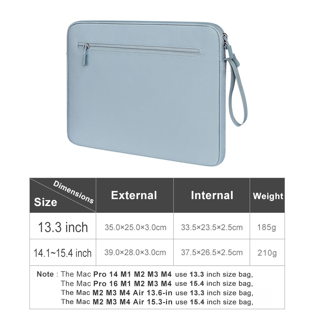 Versatile Laptop Sleeve Bag with Accessory Storage