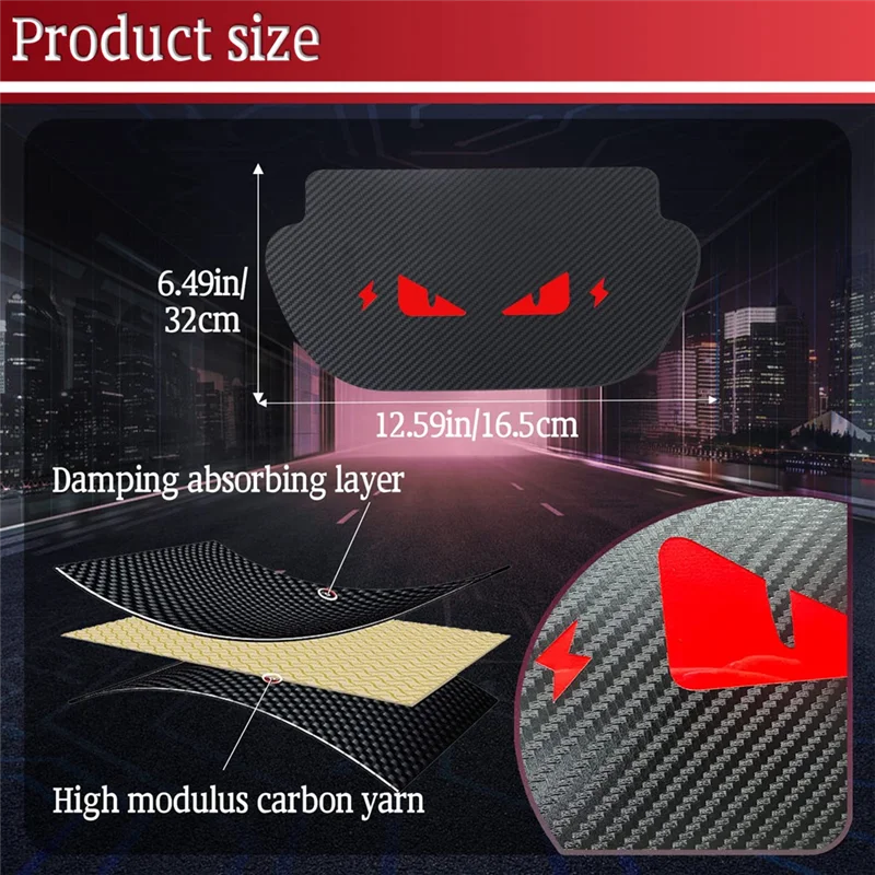 Brake Light Sticker for Model Y Devil Eye Car Taillight Sticker Automotive Exterior Accessories