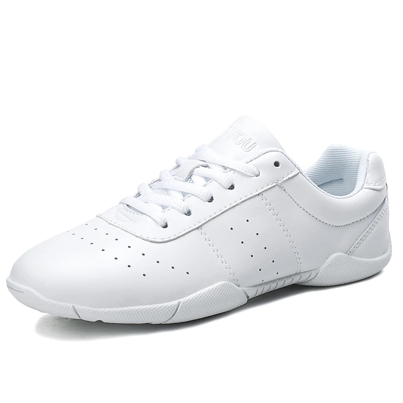 Girls White Cheer Dance Sneakers Kids Lightweight Cheerleading Training Walking Tennis Womens Fashion Sports Shoes 710